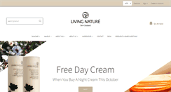 Desktop Screenshot of livingnature.com